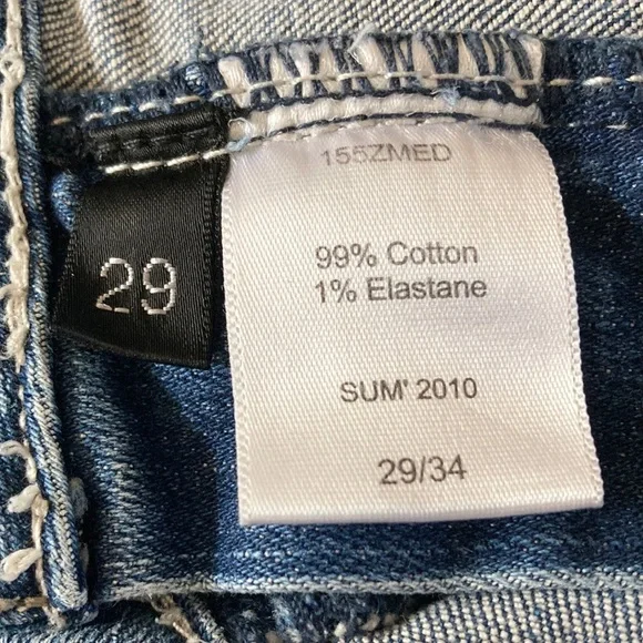 GUESS Premium blue denim studded shorts cutoffs - Picture 10 of 10